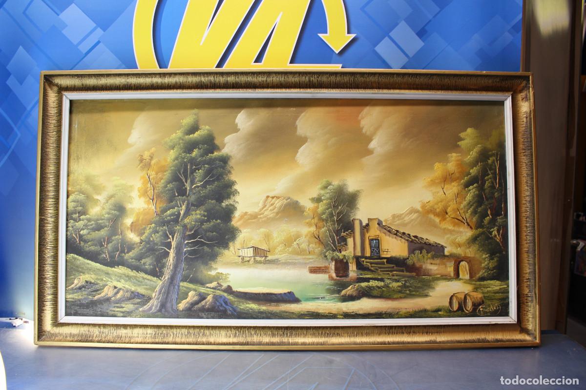 Arte: 03. Paisaje sereno. &Oacute;leo sobre lienzo. Firmado Rodri.