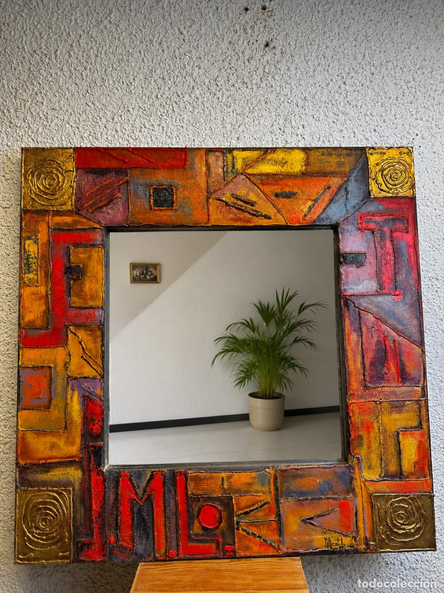 Arte: Emilia Lloret Laszecki &ndash; obra con espejo, &oacute;leo y t&eacute;cnica mixta sobre lienzo &ndash; 2005