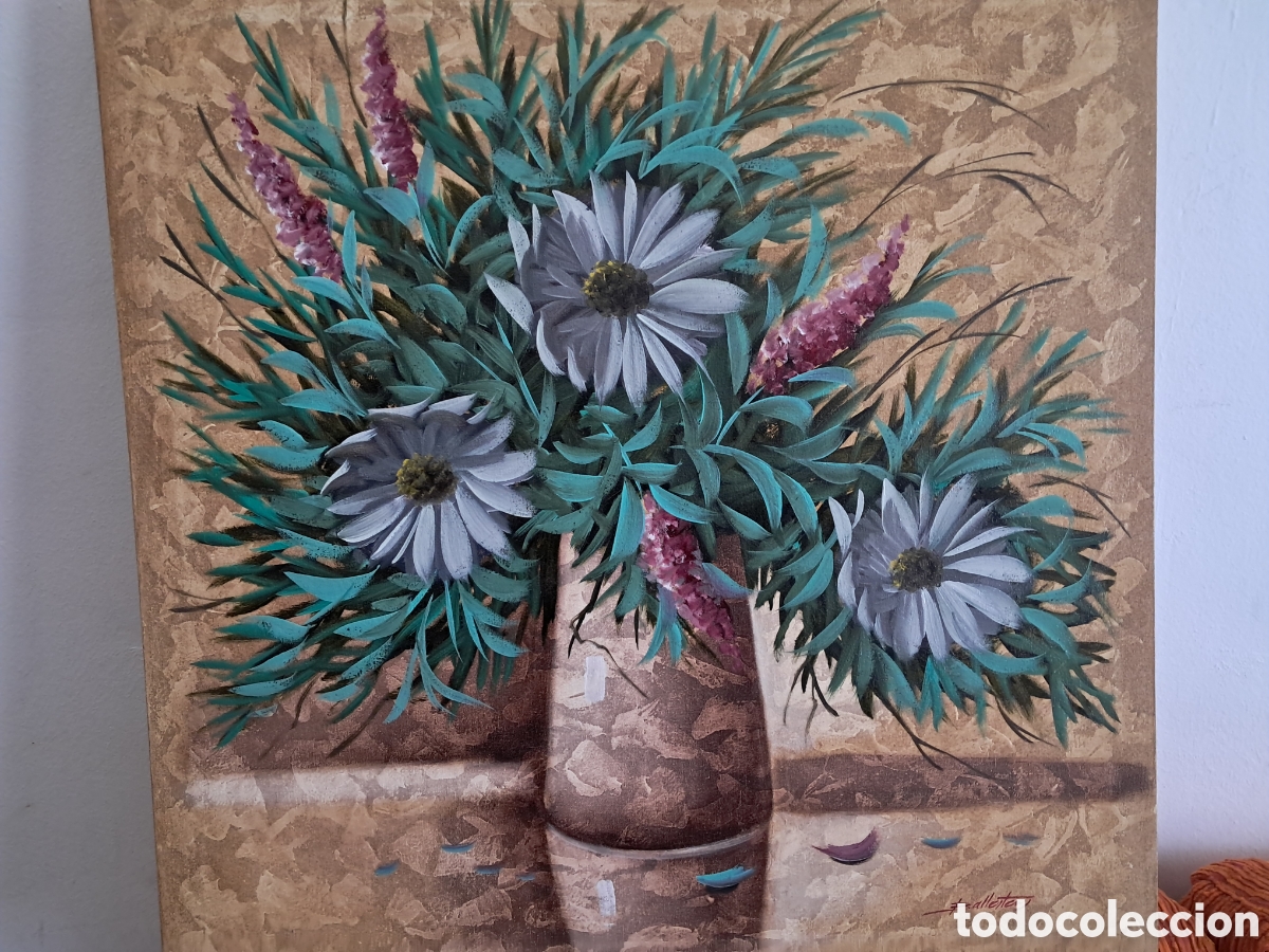 Arte: &ldquo;Precioso Cuadro Floral Firmado Ballester &ndash; Pieza &Uacute;nica para Coleccionistas&rdquo;