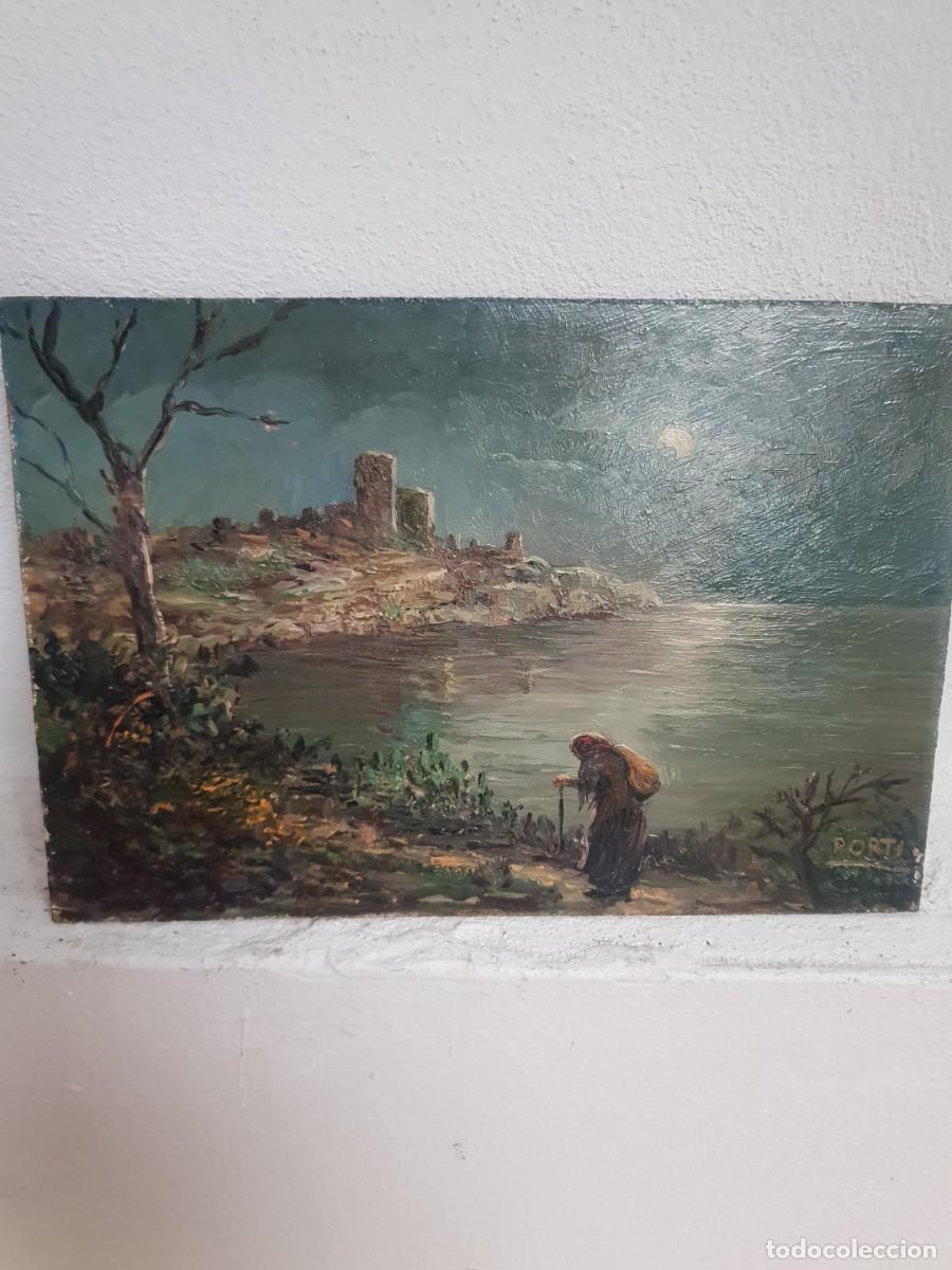 Arte: Oleo sobre tablex pintor ibicenco porti