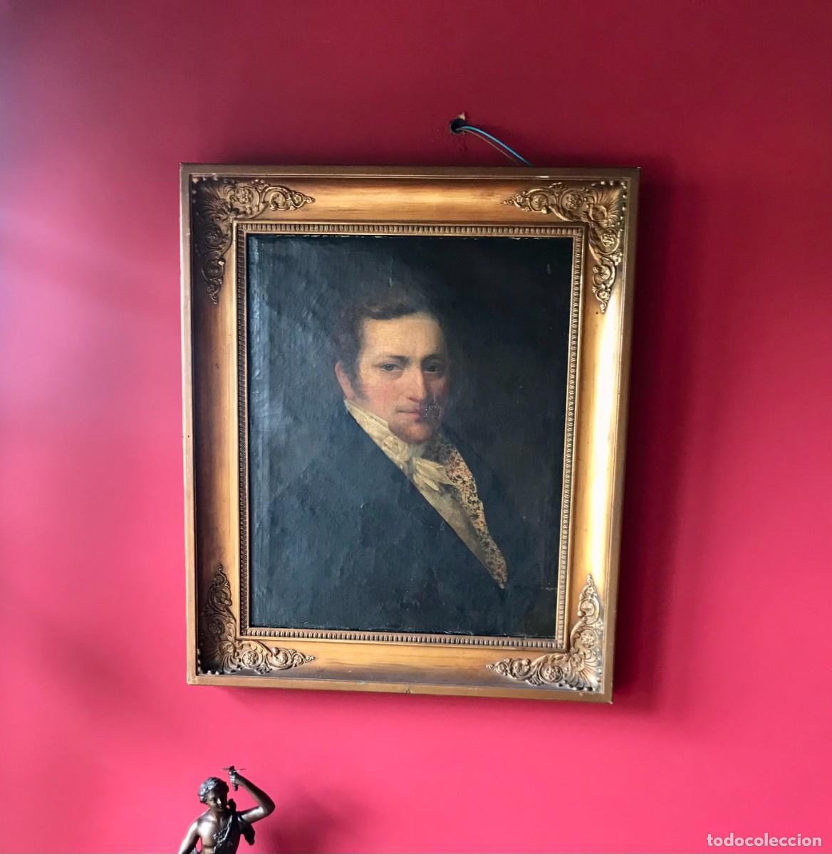 Arte: Retrato de caballero de hacia 1820, &oacute;leo sobre lienzo