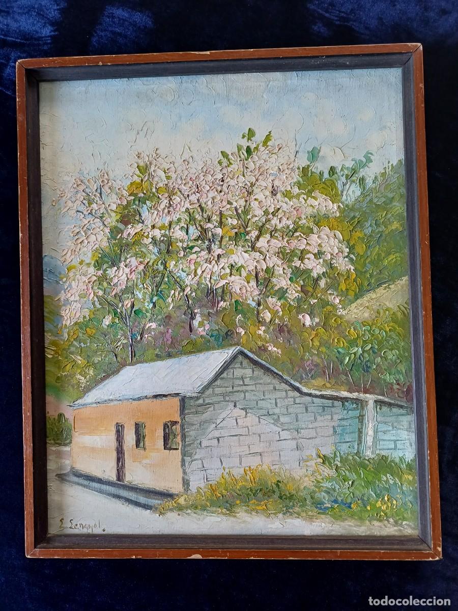 Arte: Ladislao Lengyel - Apamate en Flor en Villa Mercedes - &Oacute;leo Firmado y Dedicado