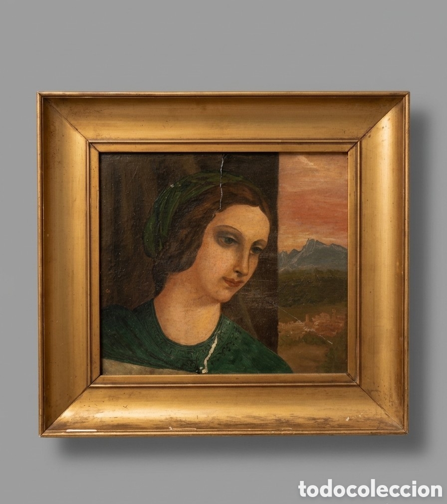 Arte: Antiguo cuadro finales del siglo XIX