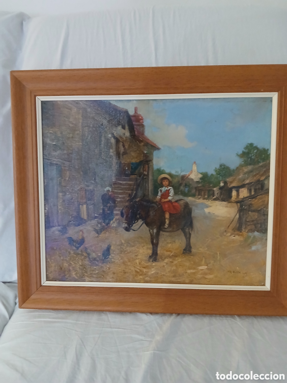 Arte: Cuadro antiguo firmado sin identificar