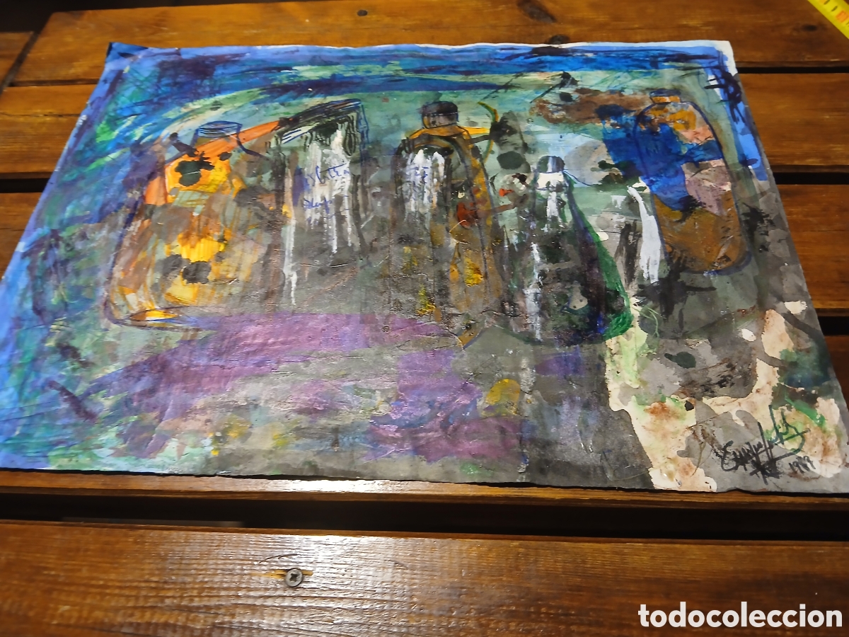 Arte: Pintura firmada sin identificar