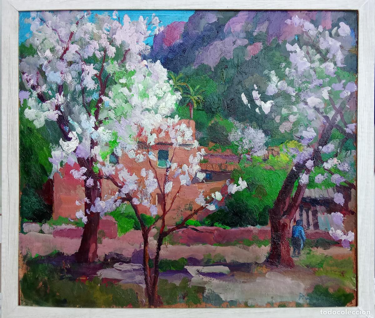 Arte: ANTONIO PINEDA SALMER&Oacute;N - ALMENDROS EN FLOR- POLLEN&Ccedil;A-