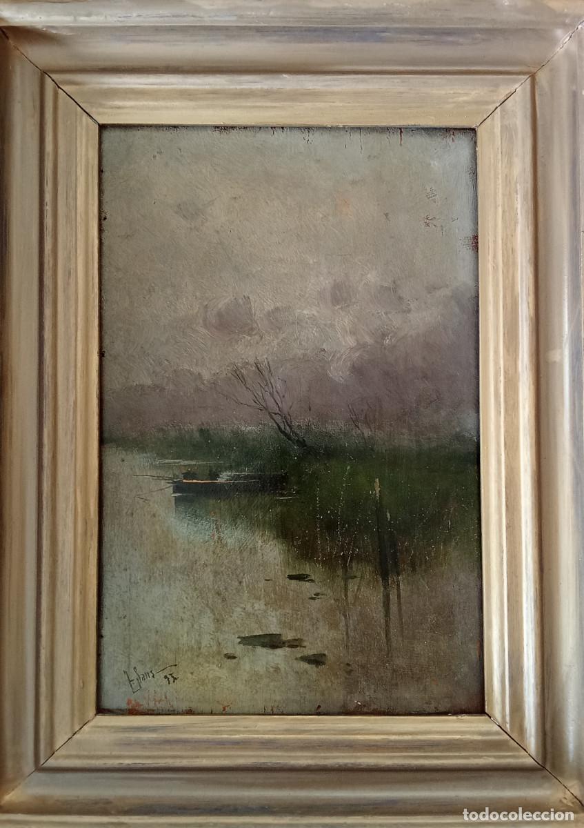 Arte: TOM&Aacute;S SANZ I CORBELLA- PAISAJE FLUVIAL-