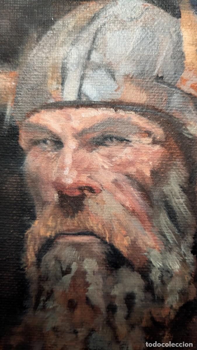 Arte: Hijo del trueno pintura al oleo sobre lienzo