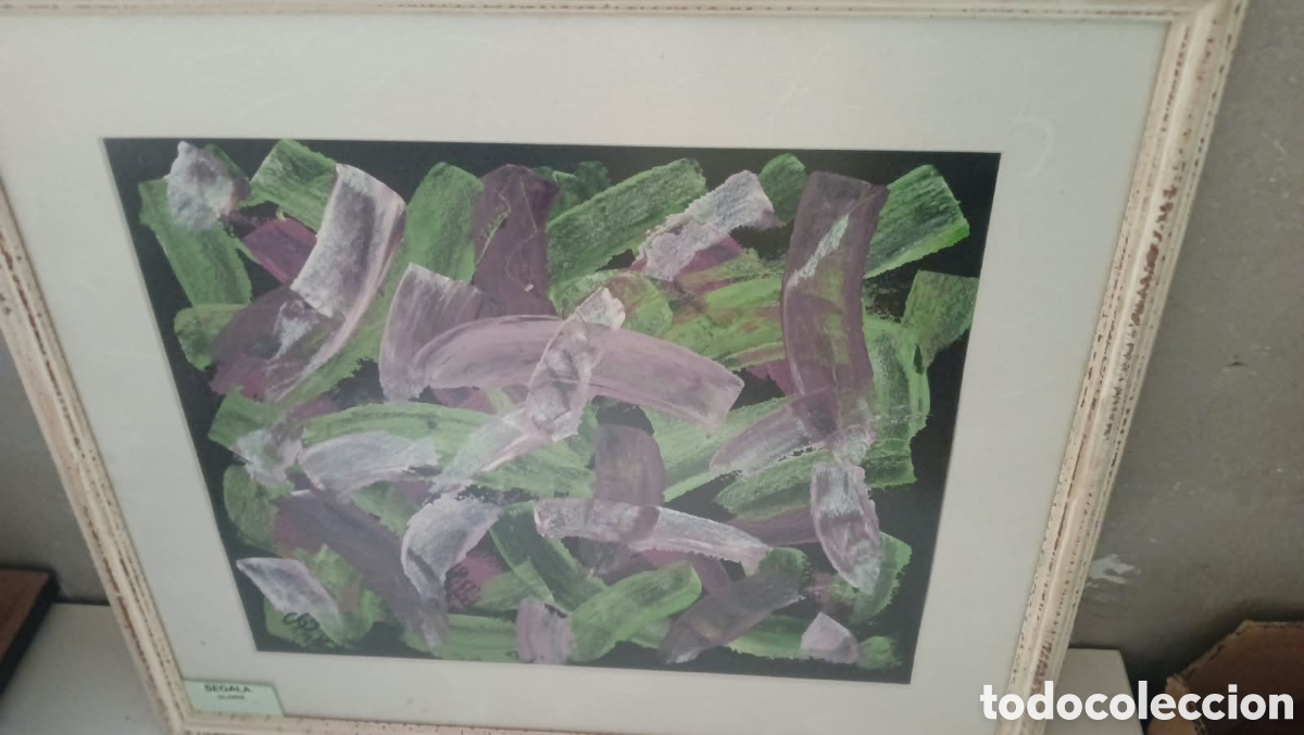 Arte: &Oacute;leo firmado por Gloria Segala