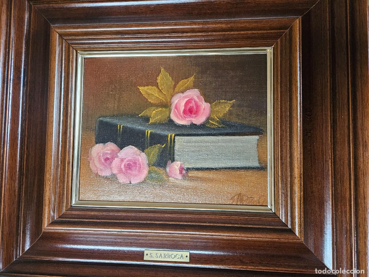 Arte: Cuadro de las rosas y el libro (S. Sarroca)