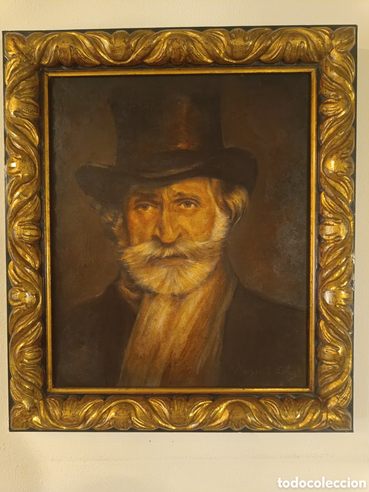 Arte: Cuadro al &Oacute;leo de Verdi - Foto 2