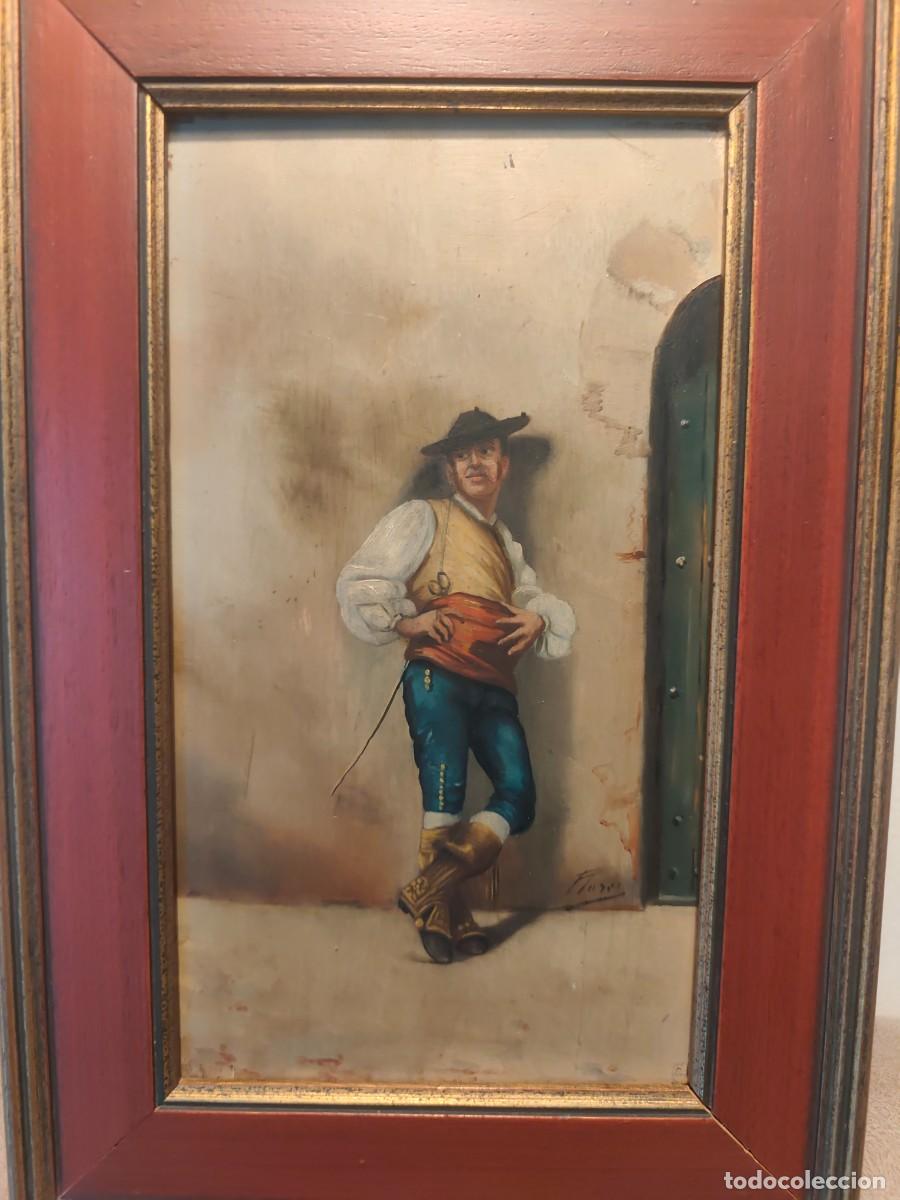 Arte: Oleo retrato andaluz Alfredo florez Gonz&aacute;lez (C&oacute;rdoba)