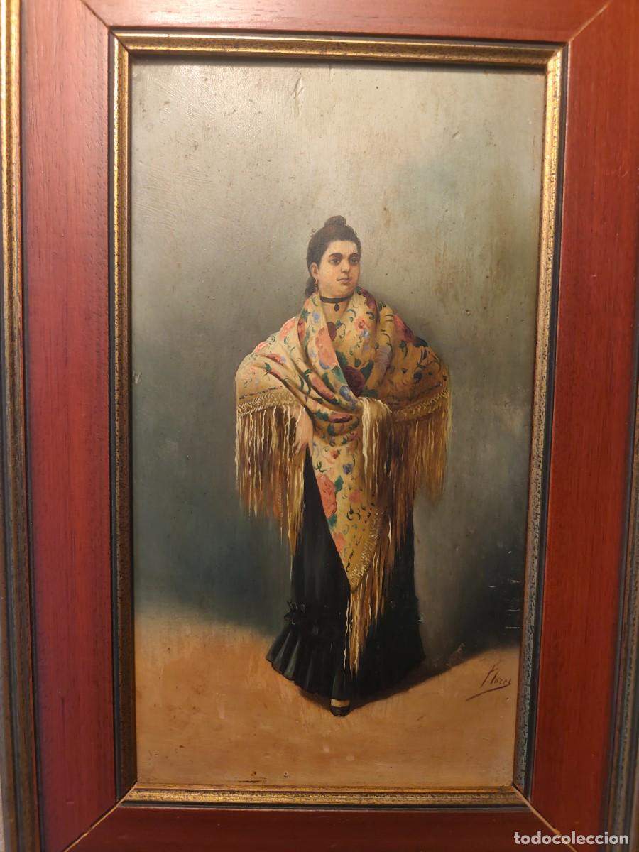 Arte: Oleo retrato andaluz Alfredo florez Gonz&aacute;lez (C&oacute;rdoba)