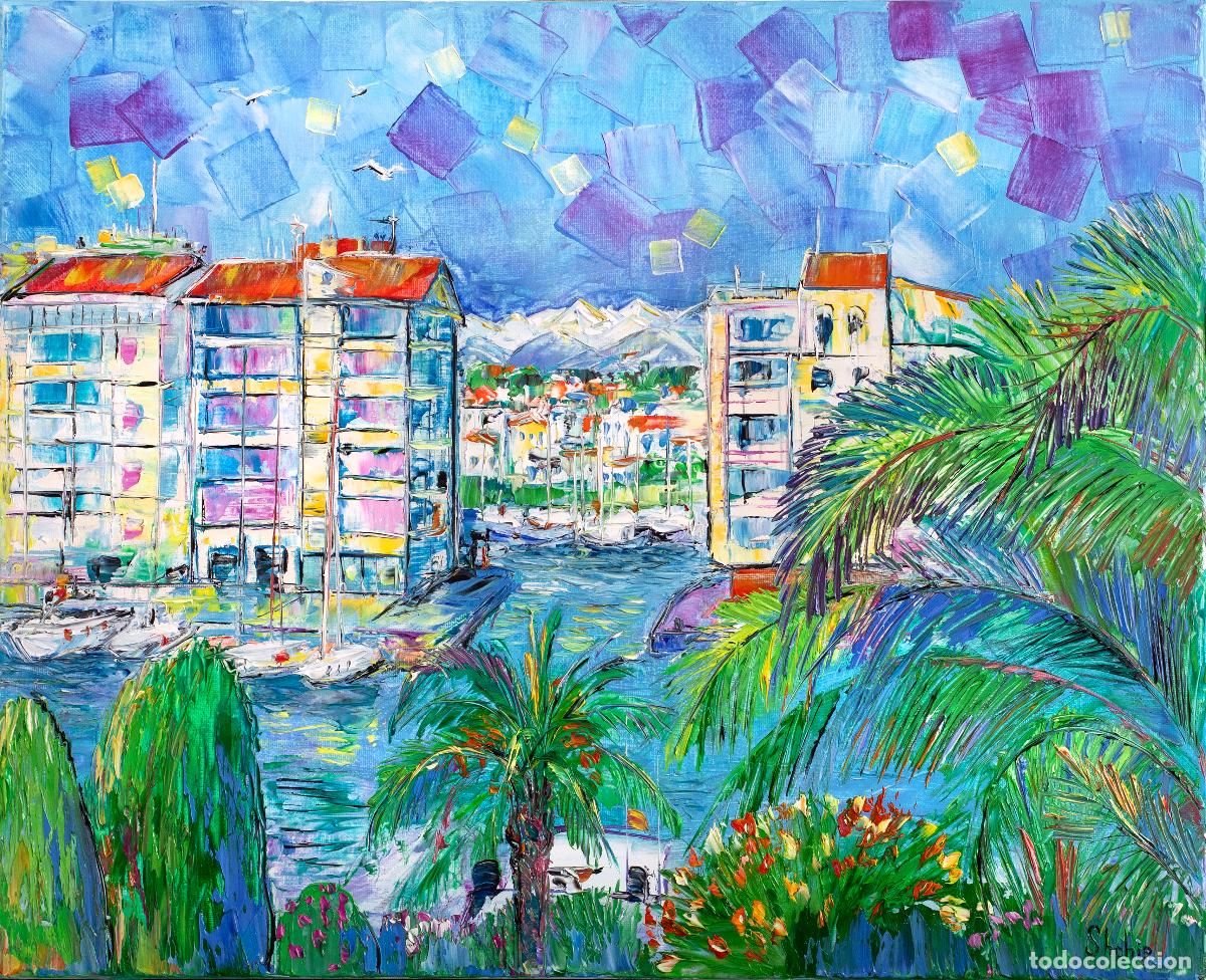 Arte: Cuadro &rdquo;Empuriabrava in Mediterranean Colors&rdquo;