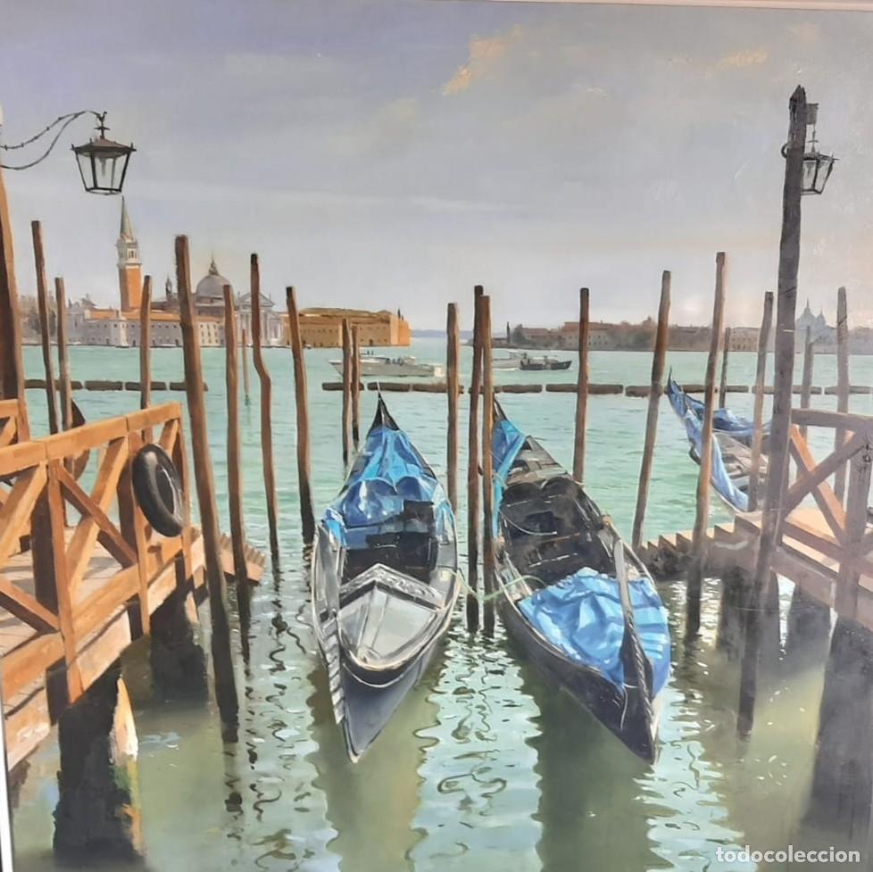 Arte: G&oacute;ndolas en Venecia y san Marcos