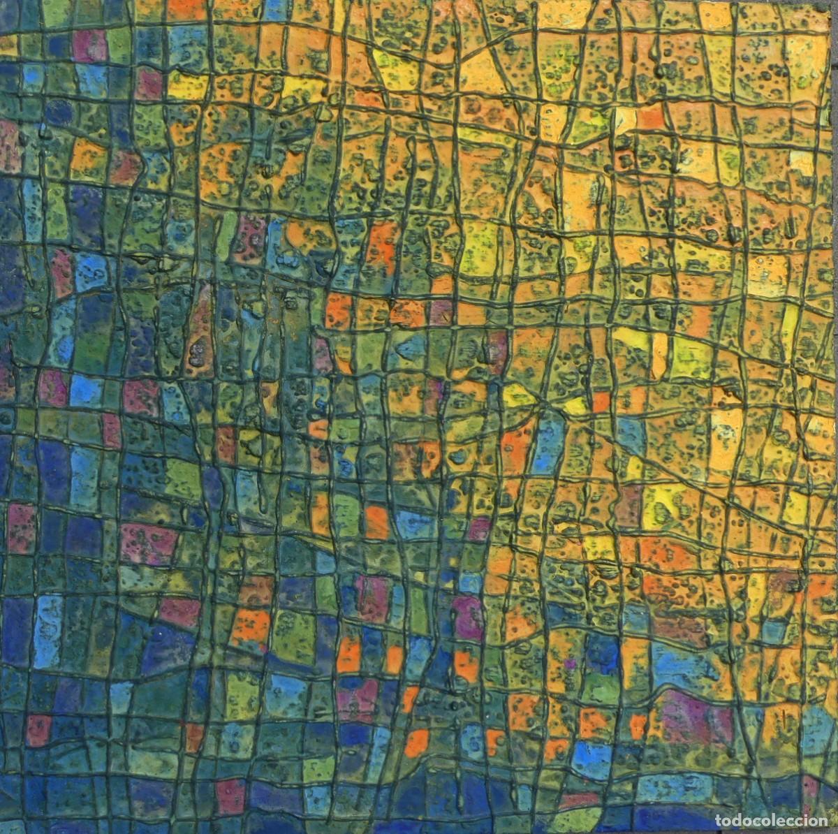Arte: PINTURA - ESCULTURA ABSTRACTA DE JOSE SANZ SALA SOBRE TABLERO ( PAGO POR BIZUM
