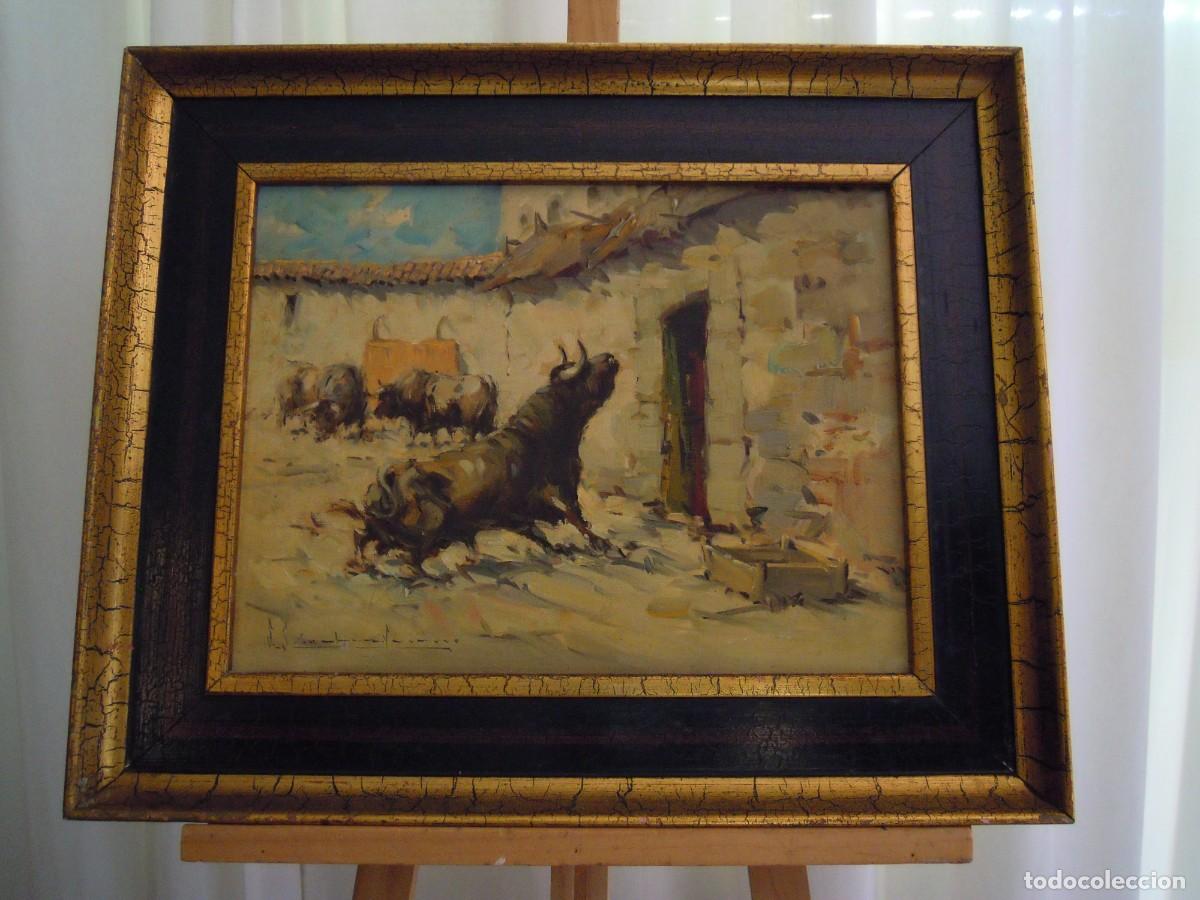 Arte: Vicente S&aacute;nchez Navarro &ndash; &Oacute;leo original &ndash; Tauromaquia &ndash; Pintura taurina
