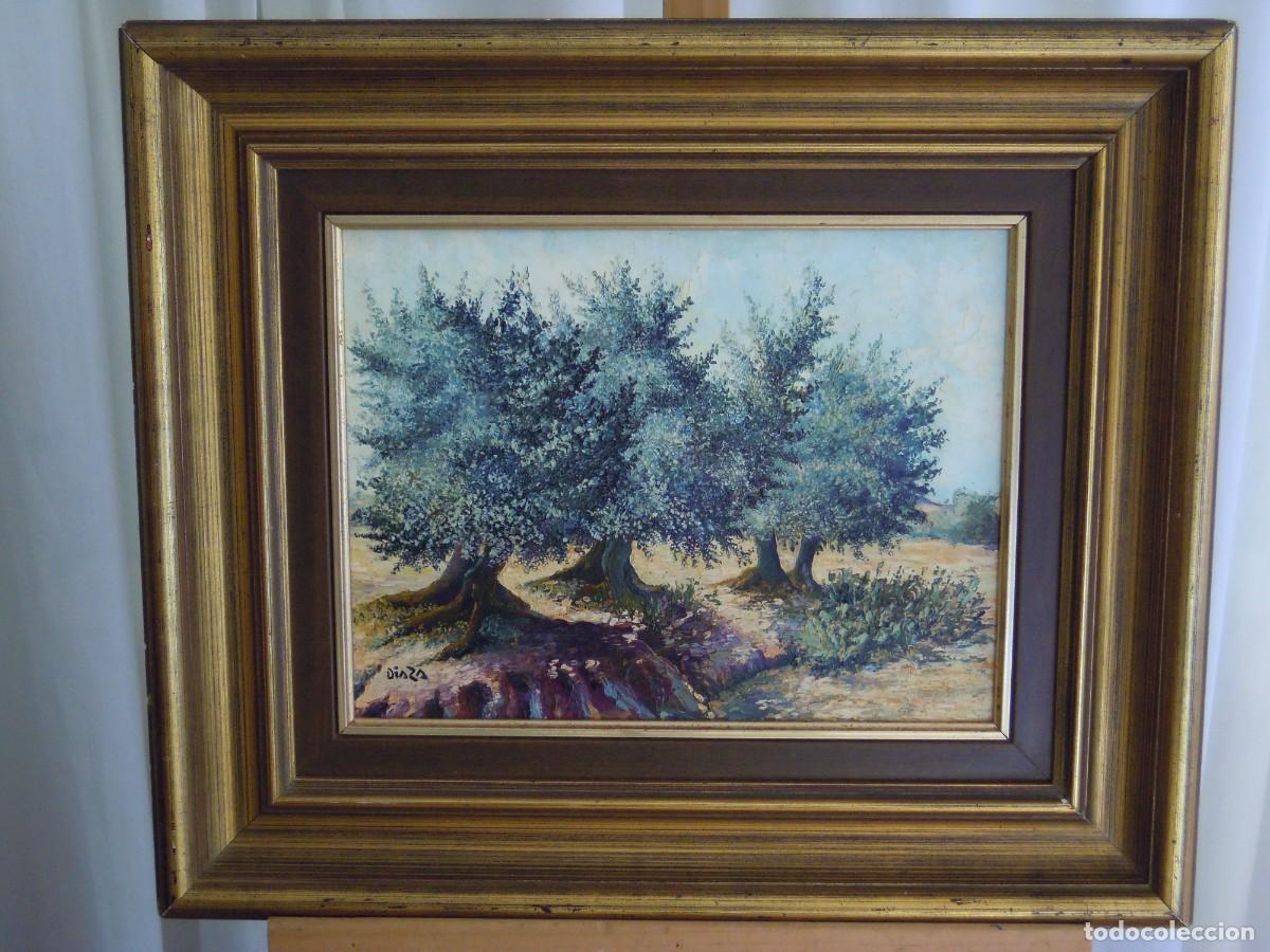 Arte: Jos&eacute; Mart&iacute;nez D&iacute;az &ldquo;Diaza&rdquo; &ndash; &ldquo;Paisaje de Olivos&rdquo; &ndash; &Oacute;leo sobre lienzo