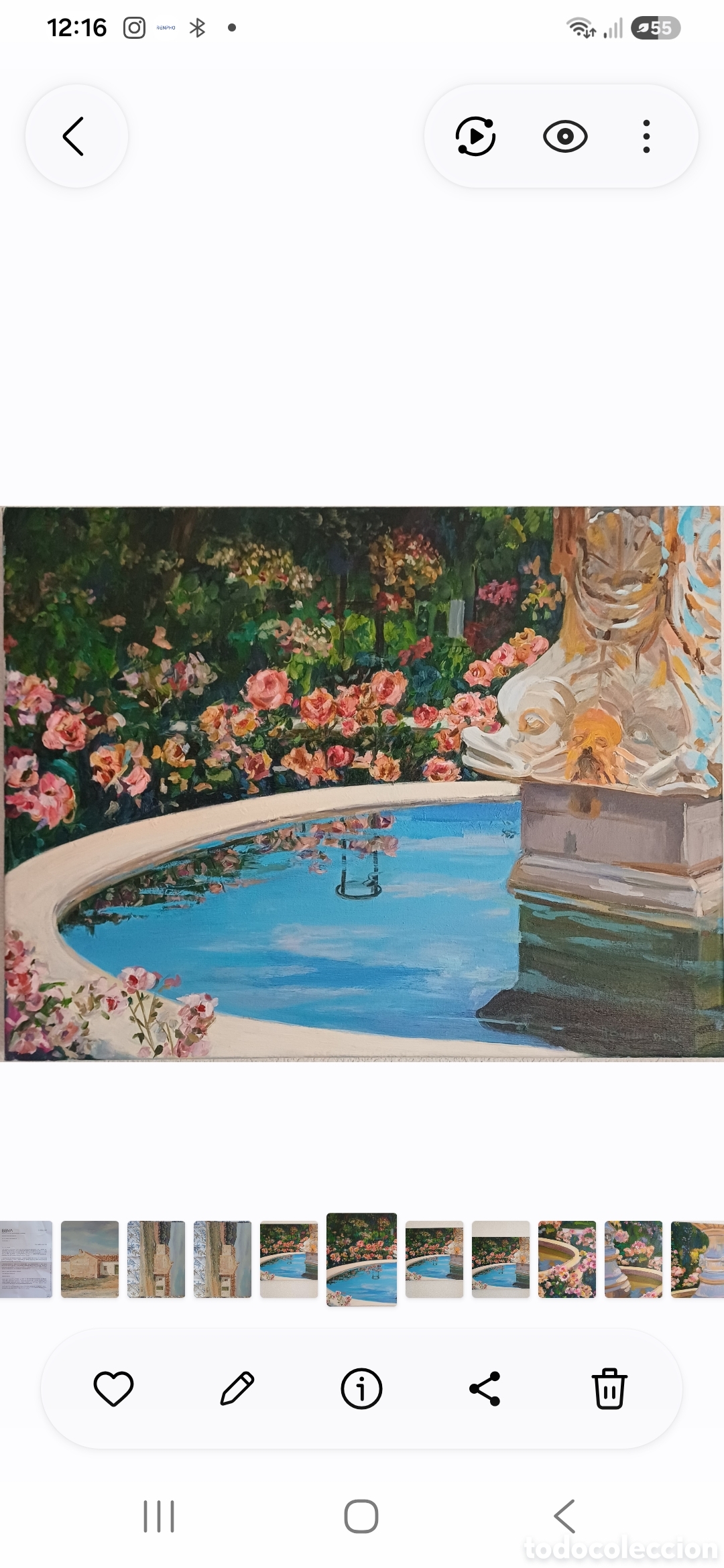 Arte: Fuente en la Rosaleda del Parque de Retiro de Madrid