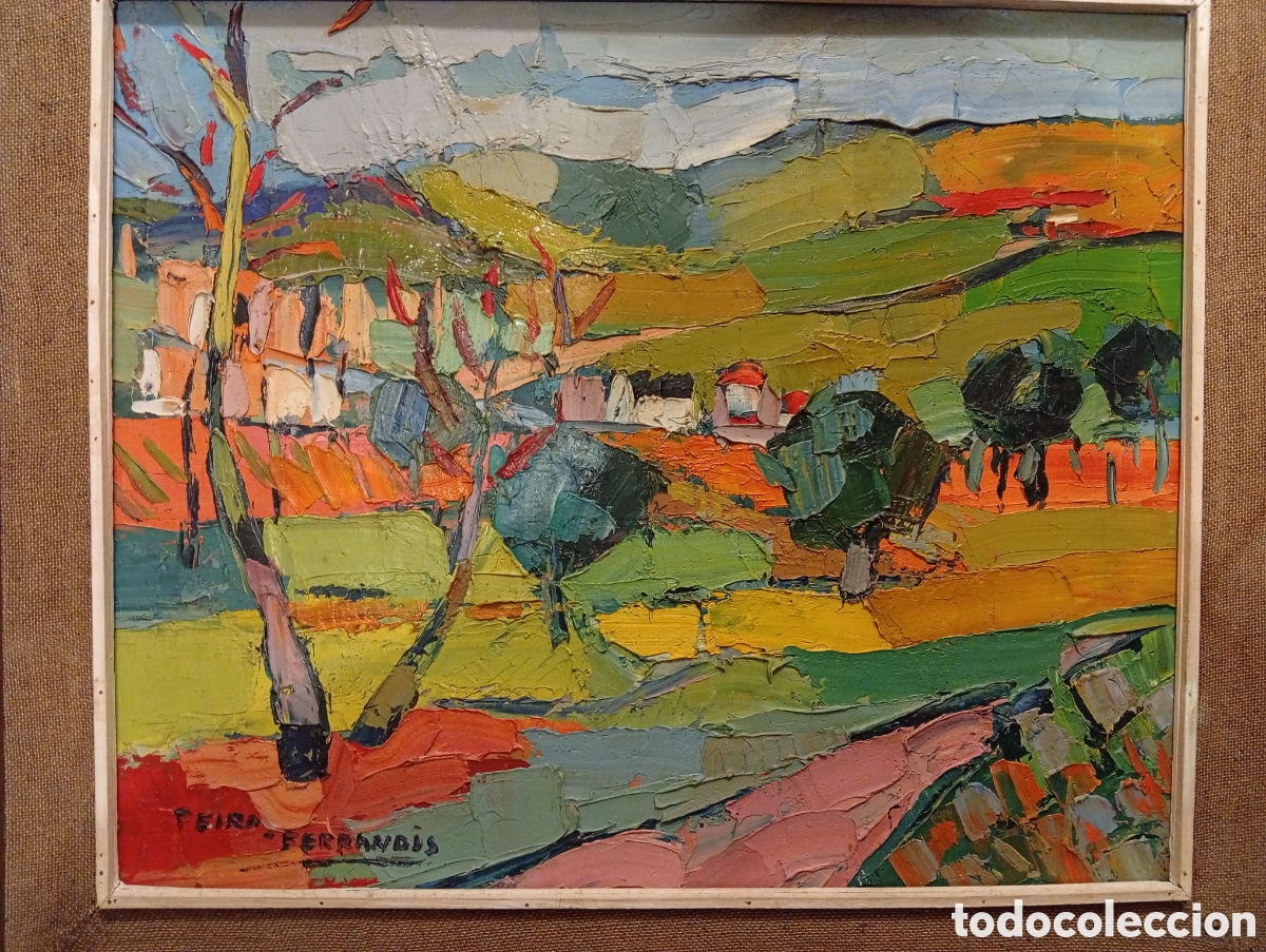 Arte: pintura Valenciana oleo lienzo pintor Bernardo Peiro Ferrandis (Aldaia , Valencia)