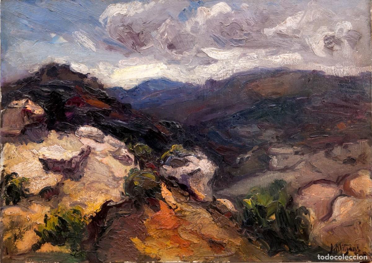 Arte: JOAN MITJANS - ROCA BLANCA - 1969 - &Oacute;LEO LIENZO