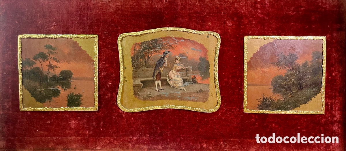 Arte: 3 Cobres Pintados hacia 1900