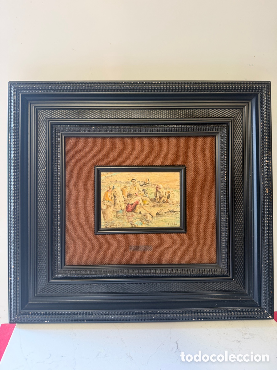Arte: &Oacute;leo Rovira Pescadores Firmado