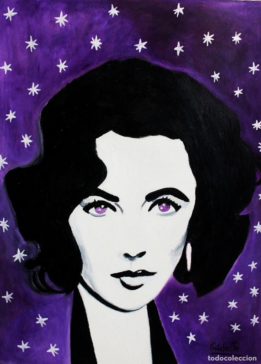 Arte: Liz Taylor obra de Mercedes Gilaberte