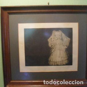 Arte: Cuadro Original Pintura - Grabado Vestido De Epoca - Autor: Domingo - Calahorra La Rioja