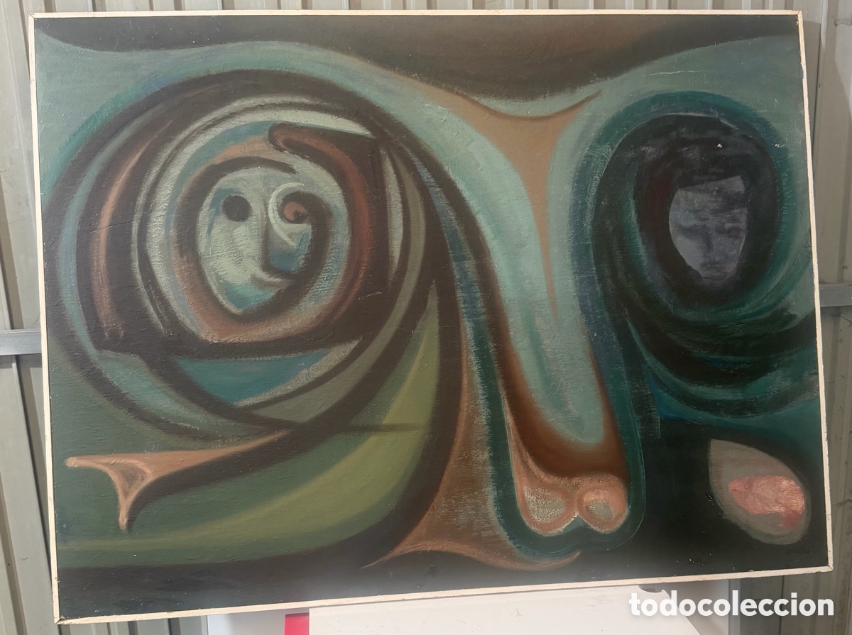 Arte: &Oacute;leo sobre tabla 120x90 cm Jaime andres