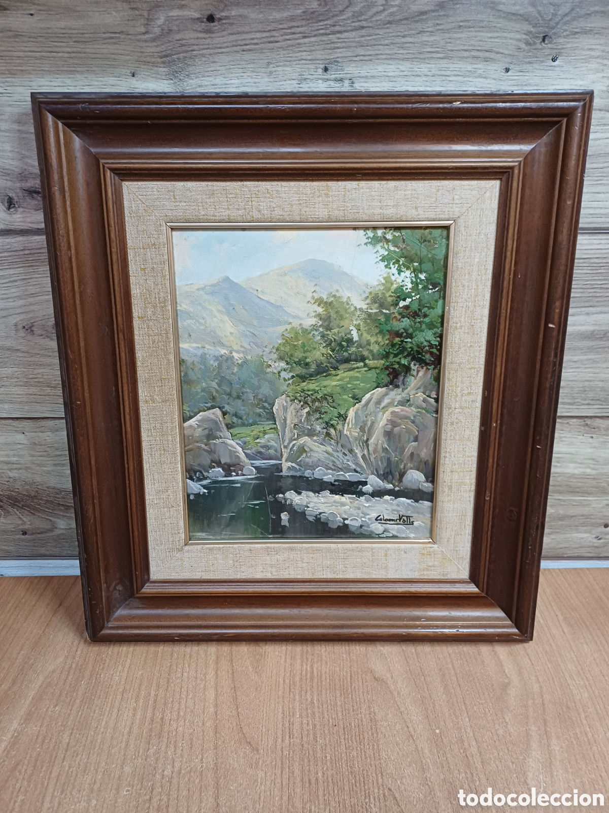 Arte: OLEO SOBRE TELA, PAISAJE, COLOMER VALLS