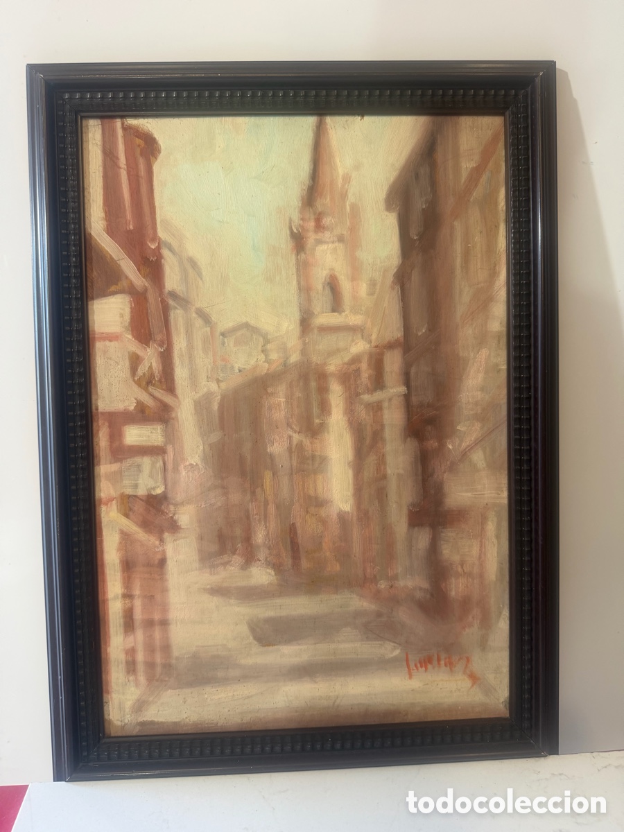 Arte: &Oacute;leo Iglesia Jesuitas Firmado