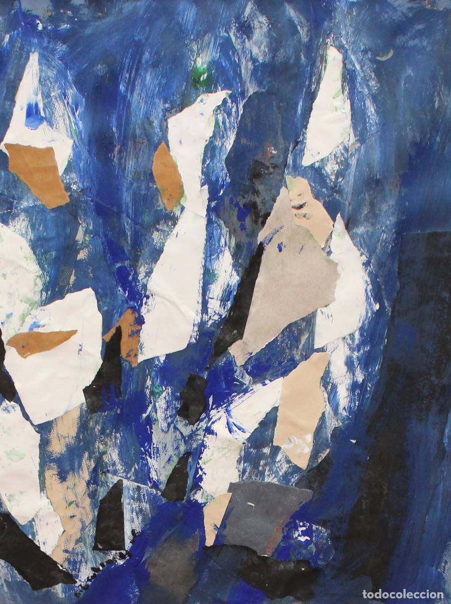 Arte: ANTONIO PERIS-CARBONELL (Valencia, 1957) OLEO SOBRE PAPEL TITULADO A SUS LABORES