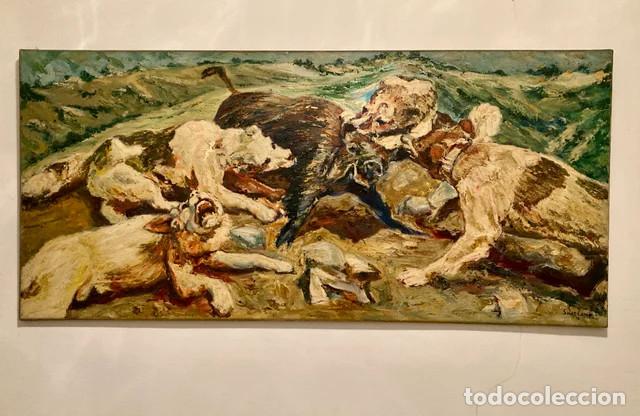 Arte: Cuadro original del pintor Salas Cano.