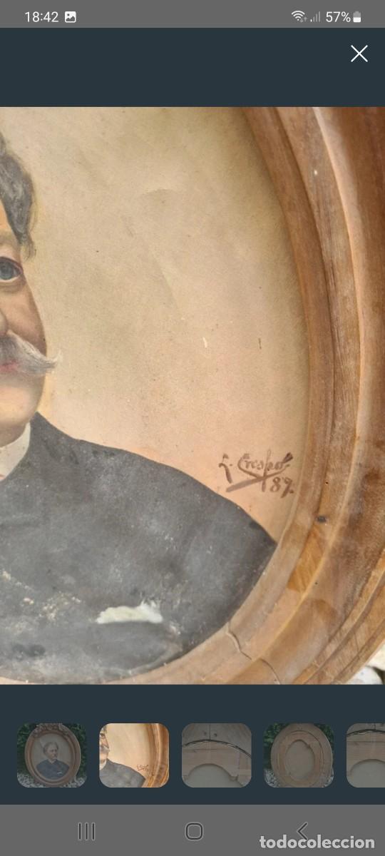 Arte: Oleo antiguo siglo XIX - Foto 2