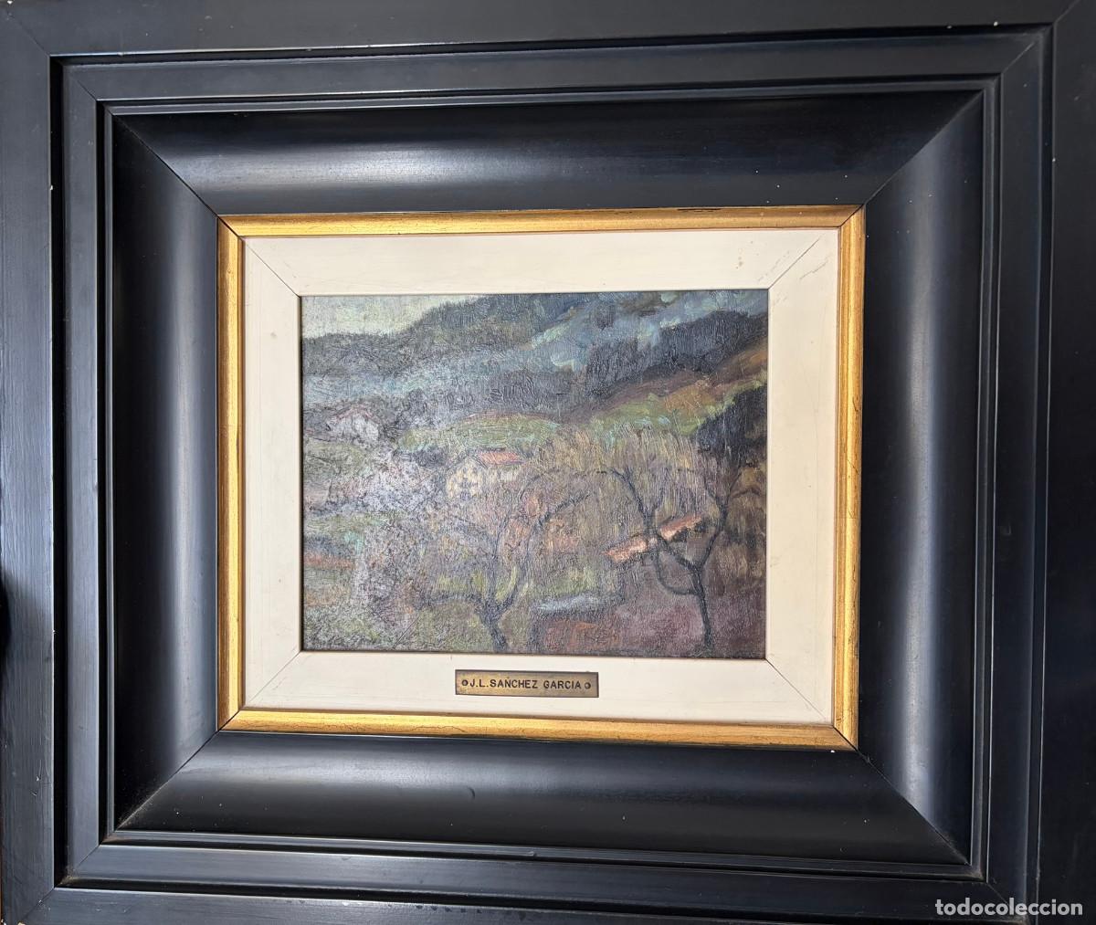Arte: Cuadro pintado al &oacute;leo firmado por el pintor J.L. S&Aacute;NCHEZ GARC&Iacute;A.