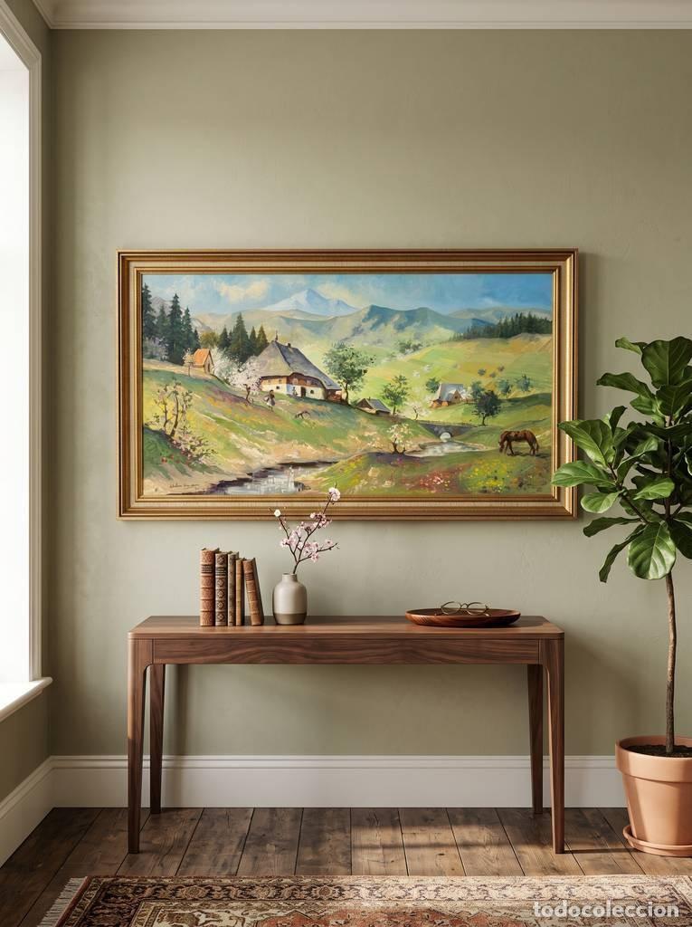 Arte: CUADRO PANOR&Aacute;MICO DE PAISAJE