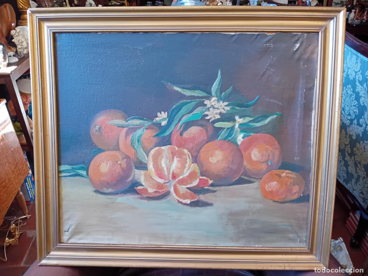 Arte: Bodeg&oacute;n de naranjas d&eacute;cada de los 40