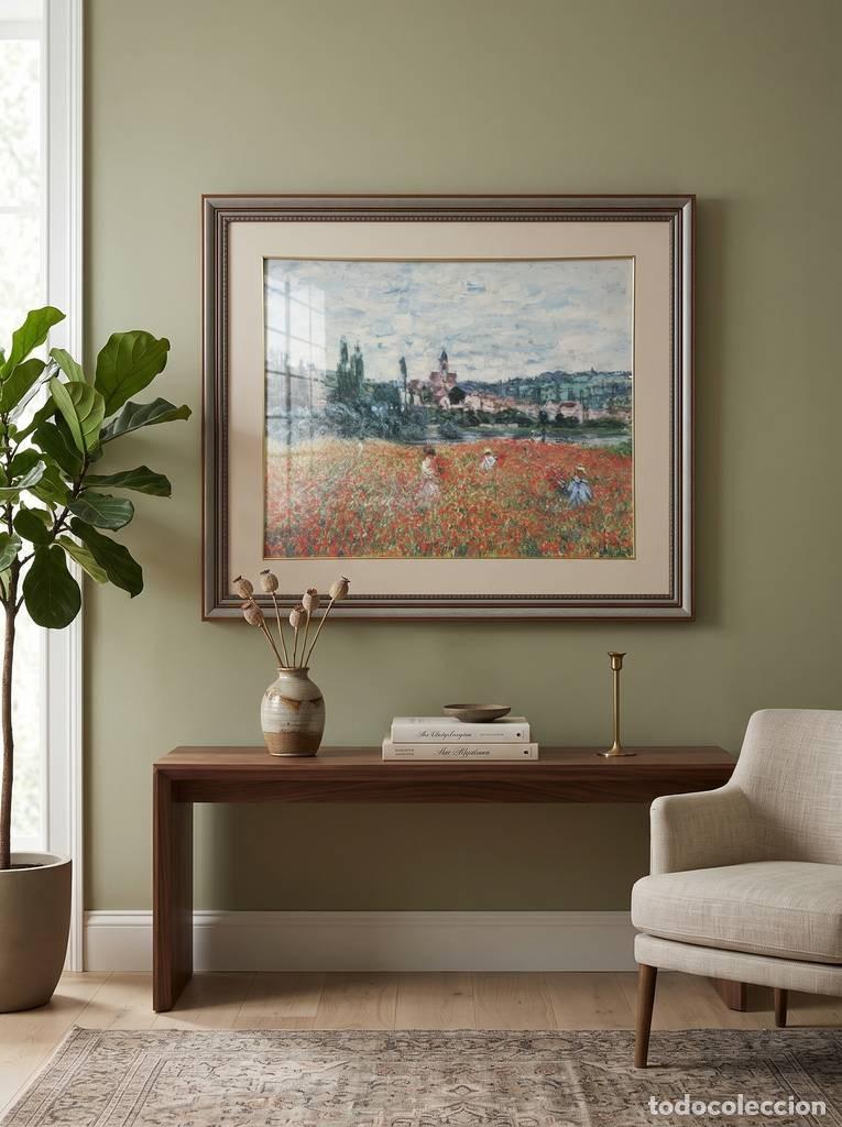 Arte: CUADRO DE PAISAJE ENMARCADO