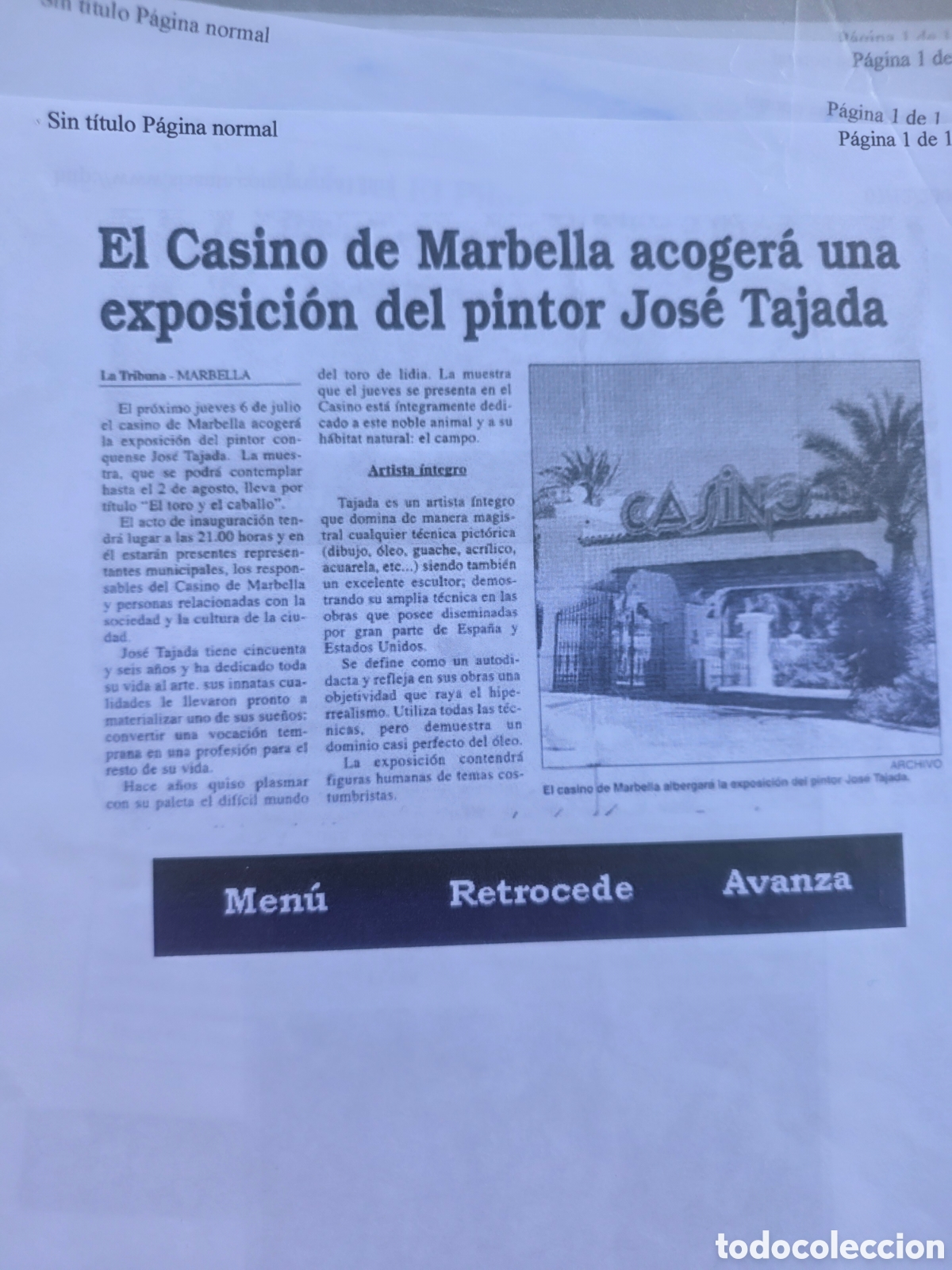Arte: Jose Tajada Dos toros. - Foto 10