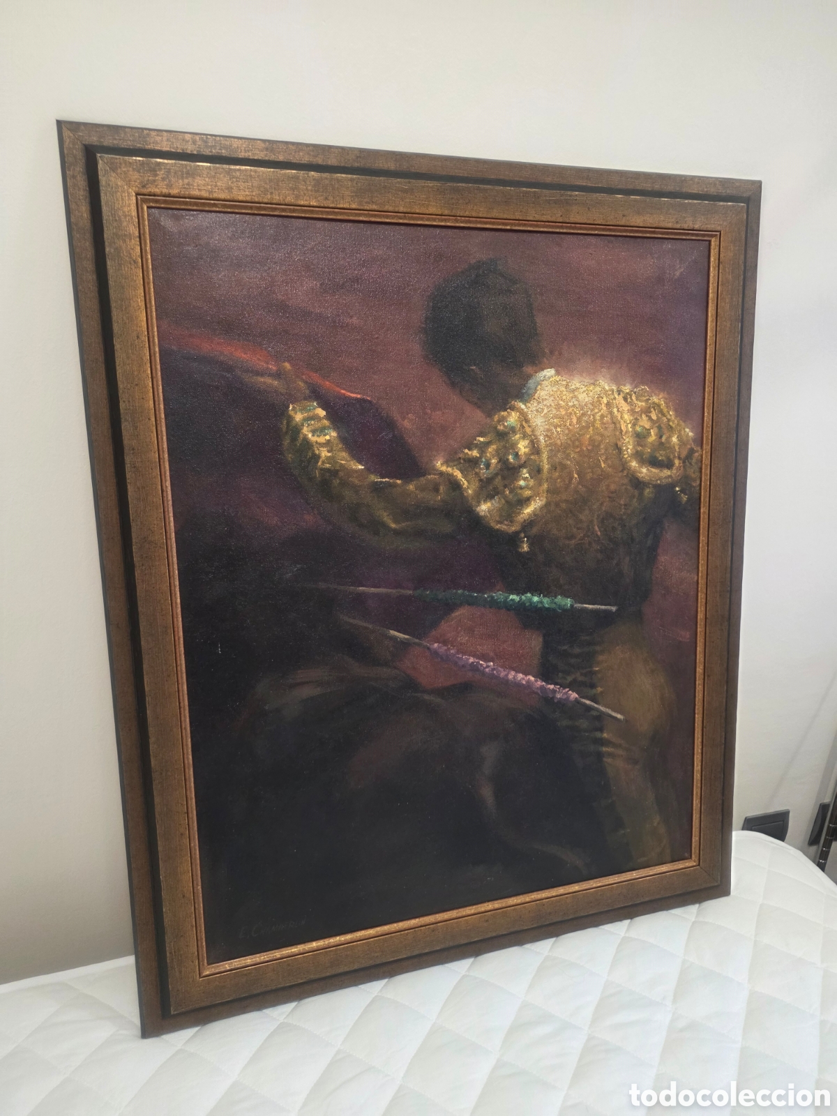 Arte: S. Chamberlain oleo sobre lienzo - Foto 3