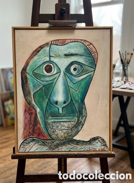 Arte: &Oacute;leo sobre lienzo RECUERDO A PICASSO
