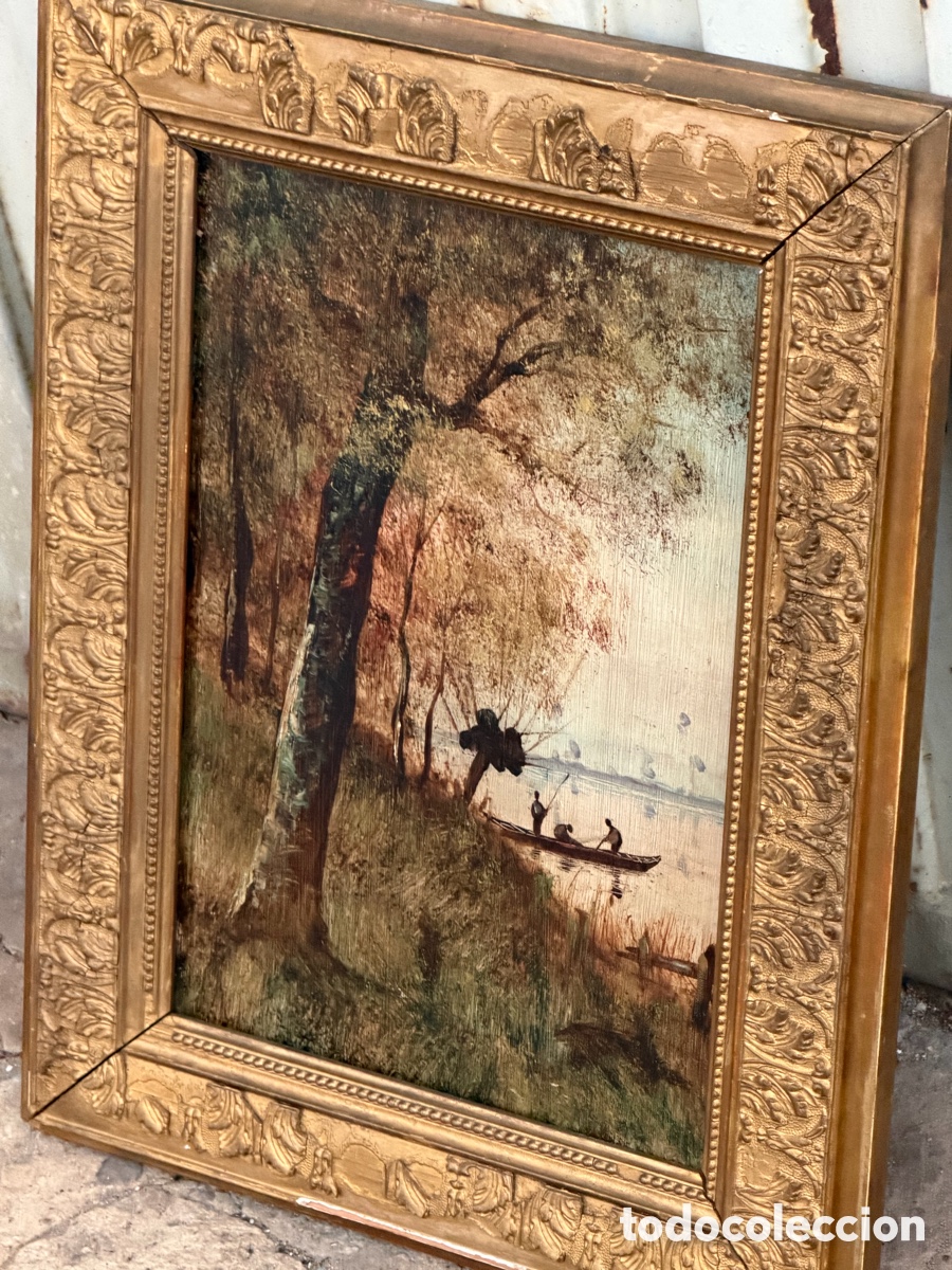 Arte: Pintura &oacute;leo sobre tabla an&oacute;nimo