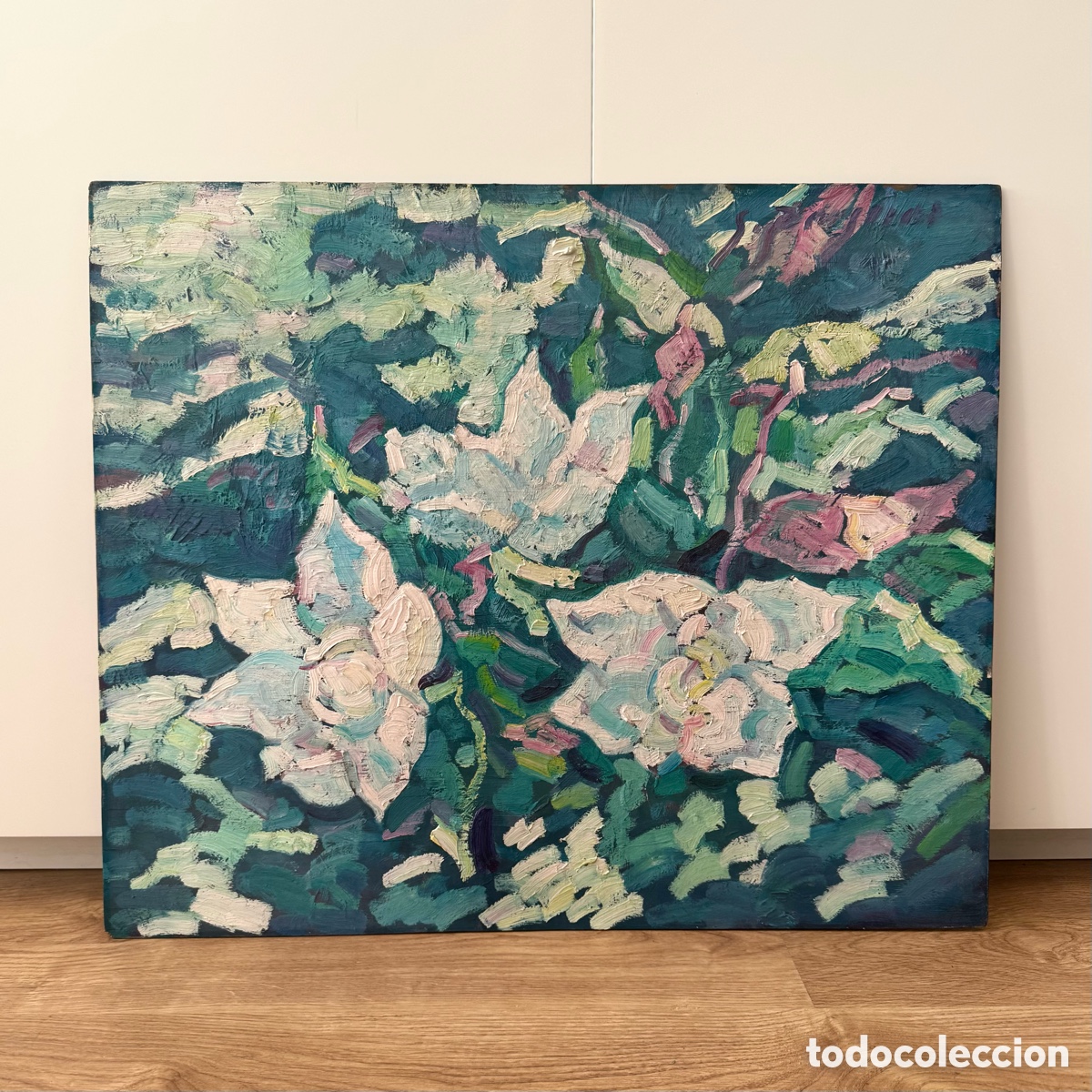 Arte: GUILLERMO BERGNES SOLER - &Oacute;leo sobre tabla - Guillem Bergnes - Original