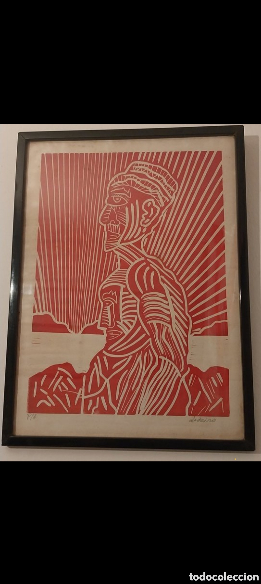 Arte: Pintura Mixta &rdquo;Vientre Habitado&rdquo; - Jos&eacute; Telmo Lodeiro (1930-1996) / P/A