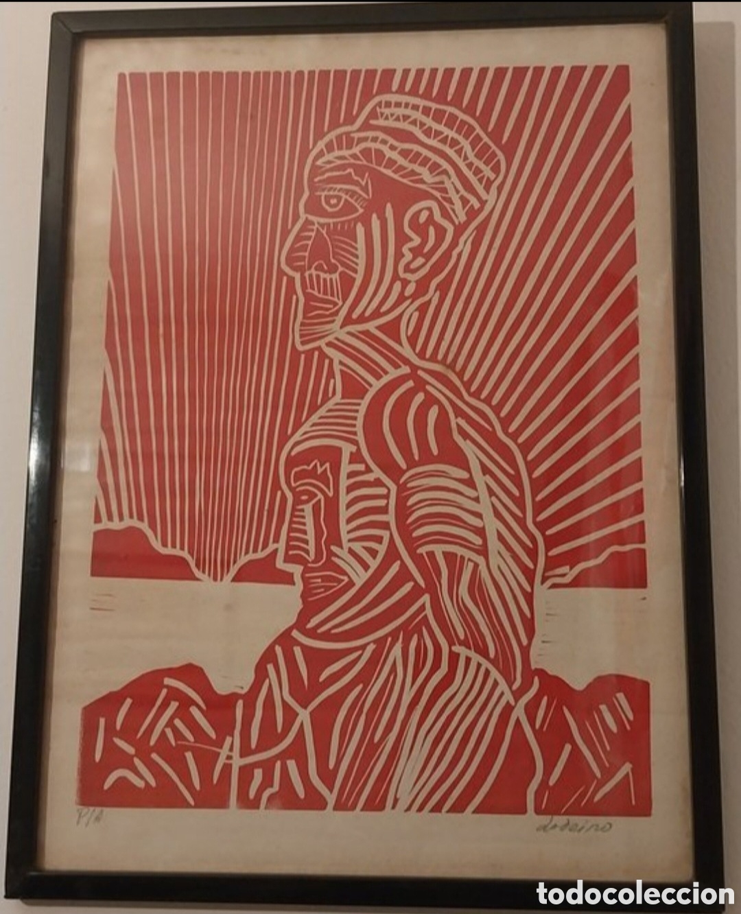 Arte: Pintura Mixta &rdquo;Vientre Habitado&rdquo; - Jos&eacute; Telmo Lodeiro (1930-1996) / P/A