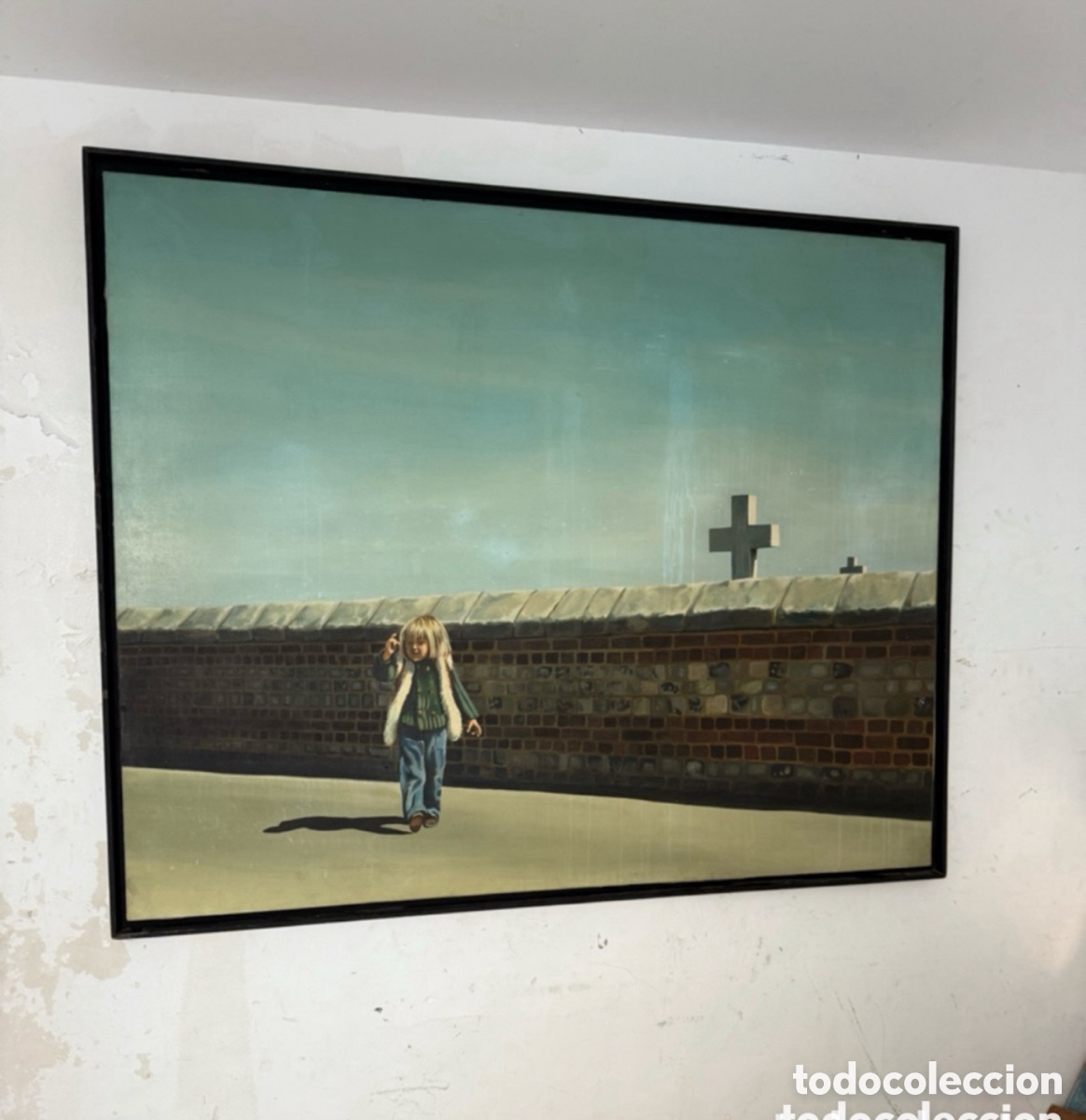 Arte: Antoni Taul&eacute; 1974. &Oacute;leo expuesto Par&iacute;s y Barcelona.