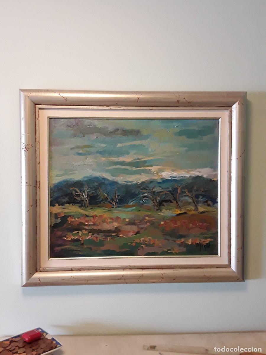 Arte: Cuadro Pintura enmarcada