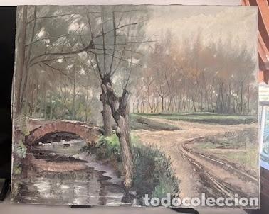 Arte: Cuadro al &oacute;leo original Adolfo Franc&eacute;s Asencio