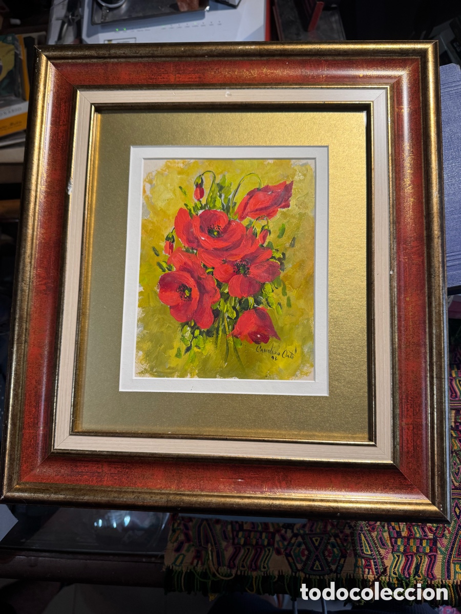 Arte: &Oacute;leo sobre tabla Candido Orti Flores